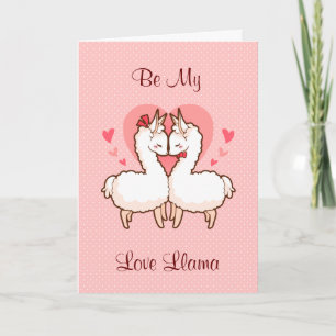 Festividades Seja Meu Cartão Llama De Amor