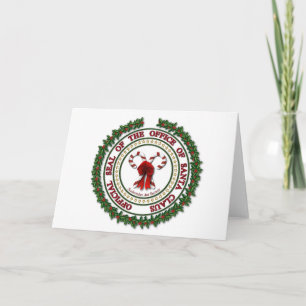 Festividades Selo do Escritório do Pai Natal - Cartão de Vazio