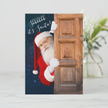 Seu cartão de Natal com o nome do Papai Noel