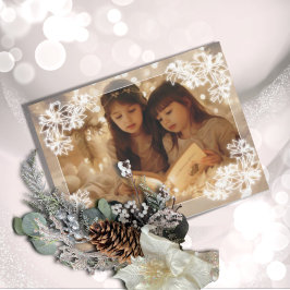 Festividades Sheinsettia Lace - Cartão de Férias Plano