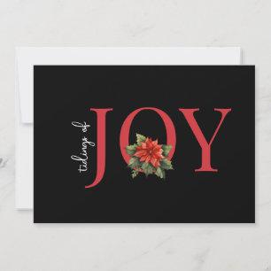 FESTIVIDADES SIMPLES TRADICIONAIS DE CARTÃO DE NATAL JOY / POIN