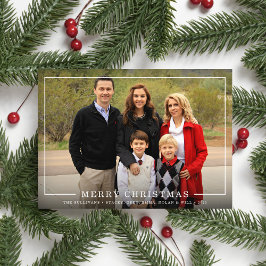 Festividades Simplesmente enquadrado | Cartão com fotos de féri