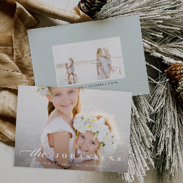 Festividades Simplicidade | Cartão com fotos de férias