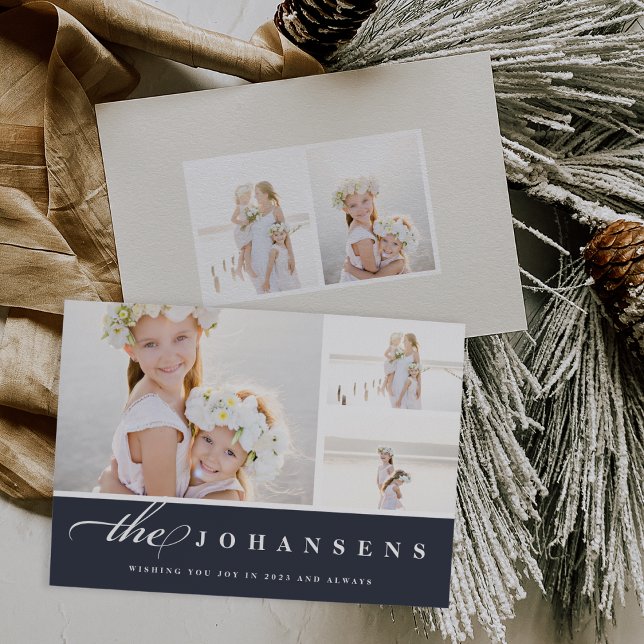 Festividades Simplicidade | Cartão de Colagem de Fotos de Feria (Criador carregado)