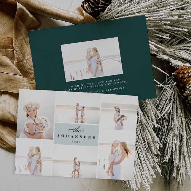 Festividades Simplicidade | Cartão de Colagem de Fotos de Feria (Criador carregado)