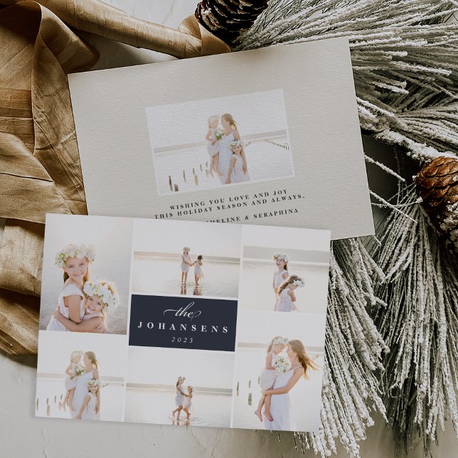 Festividades Simplicidade | Cartão de Colagem de Fotos de Feria (Criador carregado)