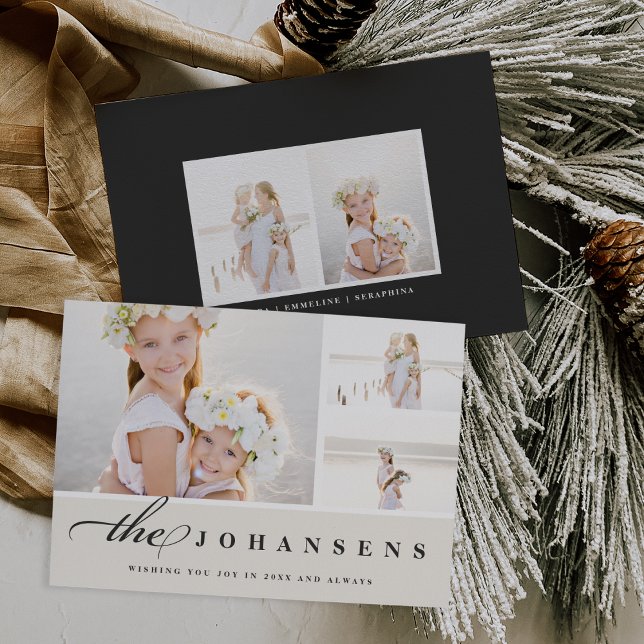 Festividades Simplicidade | Cartão de Colagem de Fotos de Feria (Criador carregado)