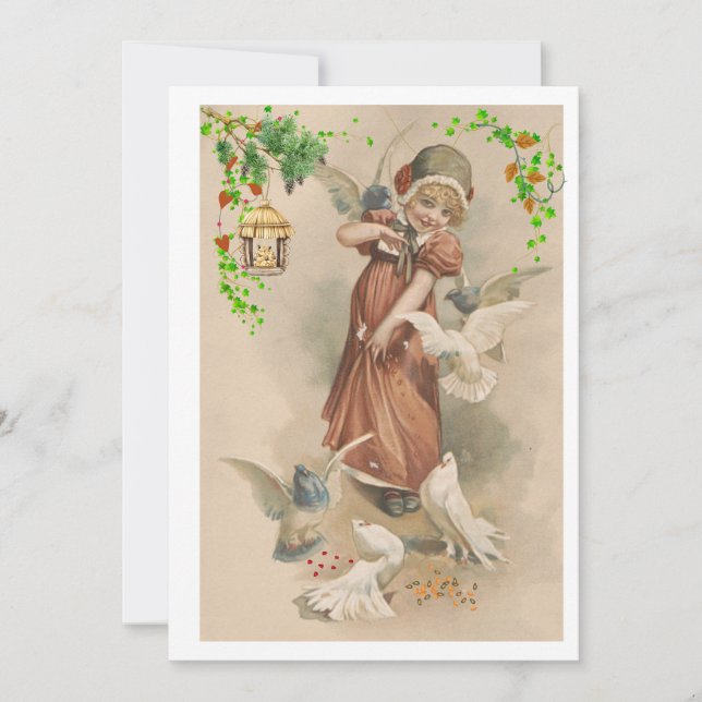 Festividades Só para dizer "Olá", Cartão de Férias Plana (Frente)