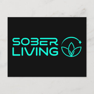 Festividades Sober & Brilhando - Cartão postal de alimentação d