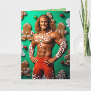 Festividades Sou o seu Cartão de Feriado Dobrado pelo Homem do
