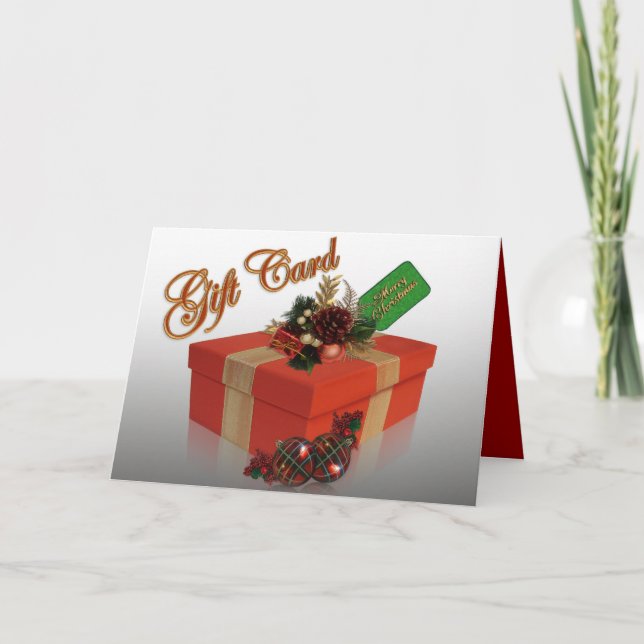 Festividades Suportes do dinheiro do cartão de Natal (Frente)