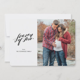 Festividades temporada de Cartão com fotos de amor manual