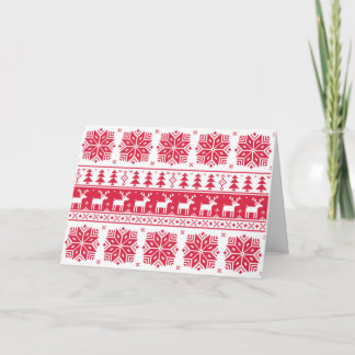 Festividades Teste padrão do Natal de Pixelated, cartão