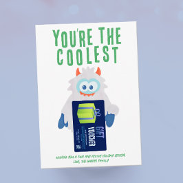 Festividades Titular de Cartão de Passagem de Férias Yeti Whims