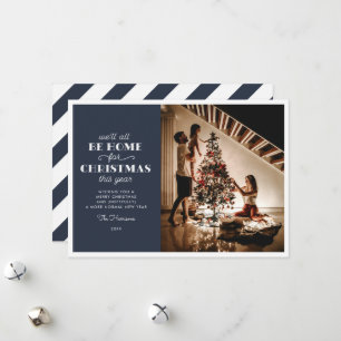 Festividades Todos estaremos em casa para o Cartão com fotos de