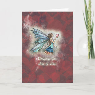 Festividades Trazendo-te um Cartão Fada de Amor, Notecard