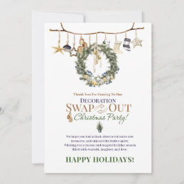 Festividades Troca De Decoração Obrigado E Cartão De Natal