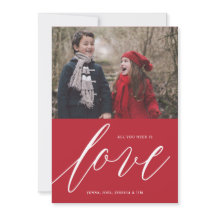 Tudo o que você precisa é Cartão com fotos de Féri