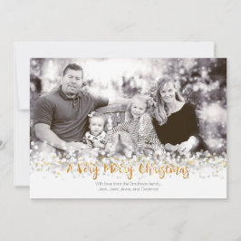 Festividades Um Cartão com fotos de Natal Muito Feliz