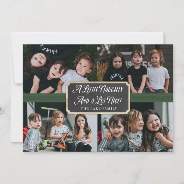 Festividades Um Cartão de Férias Um Pouco Malvado e Muito Bom (Frente)