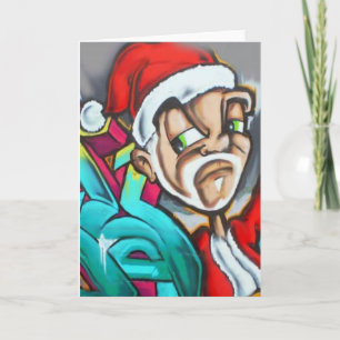 Festividades Um cartão de Natal dos grafites pelo Dmt.