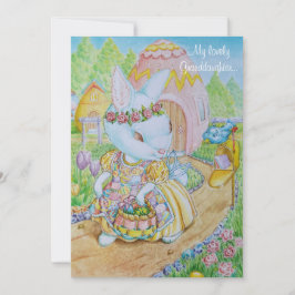 FESTIVIDADES UM CARTÃO DE PÁSCOA PERSONALIZADO PARA UMA NETA