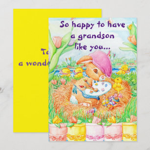 Festividades Um Cartão de Saudação Páscoa para os Avós