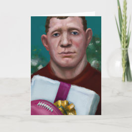 Festividades Um Natal de Rugby - Cartão Saudável de Rugby