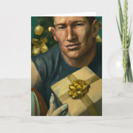 Festividades Um Natal de Rugby - Cartão Saudável de Rugby