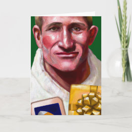 Festividades Um Natal de Rugby - Cartão Saudável de Rugby