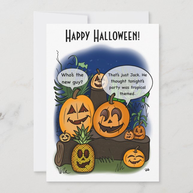 Festividades Uma Noite Para Lembrar Feriado de Halloween Cartão (Frente)