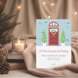 Festividades Uma nova casa para os feriados | Cartão de Natal