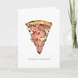 Festividades Uma Pizza Meu Cartão de Saudação de Dia de os namo