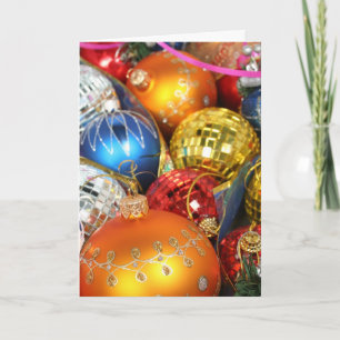 Festividades Válida Matriz de Ornamentos, Um Cartão de Natal
