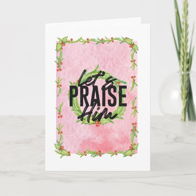 Festividades Vamos Elogia O Cartão De Natal (Frente)