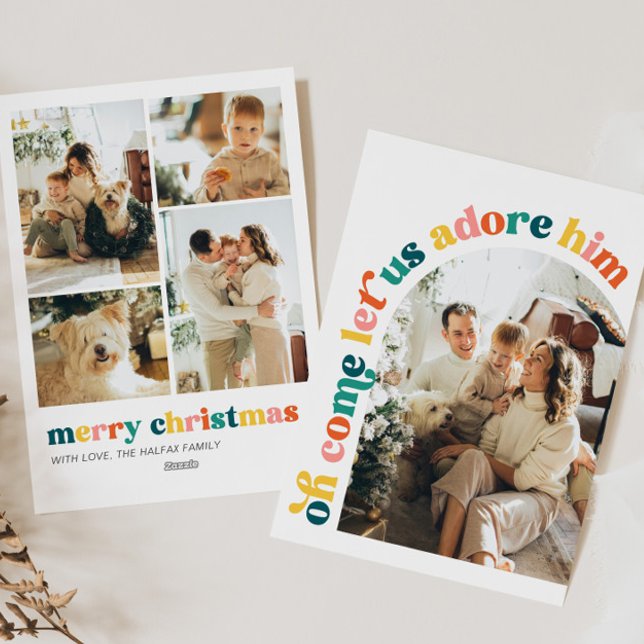 Festividades Venha, Vamos Adorá-Lo O Cartão De Natal (Criador carregado)