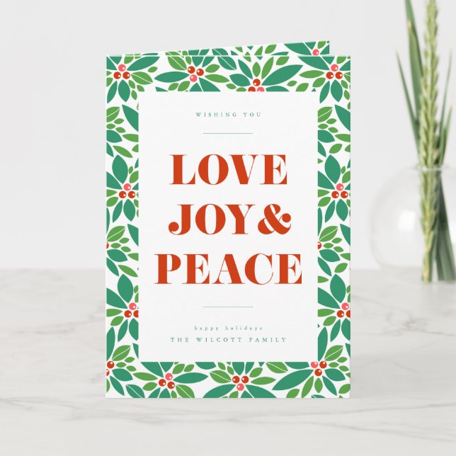 Festividades VERDADES DA TEMPORADA | Adicione seu cartão de fer (Frente)