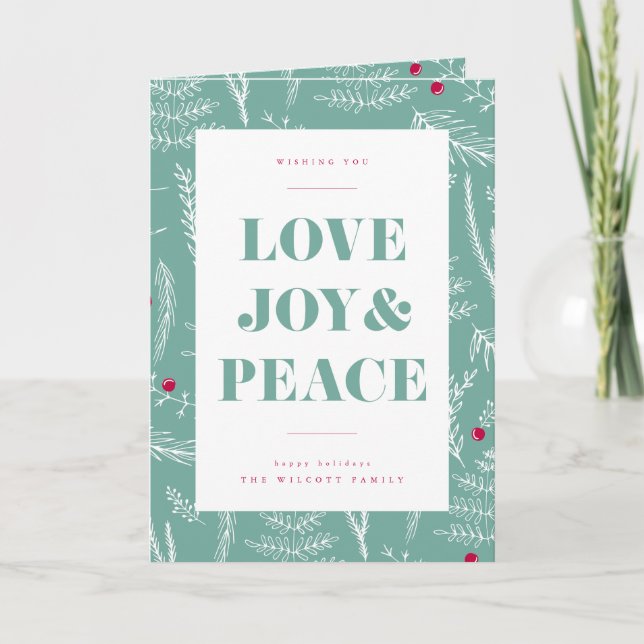 Festividades VERDADES DA TEMPORADA | Adicione seu cartão de fer (Frente)