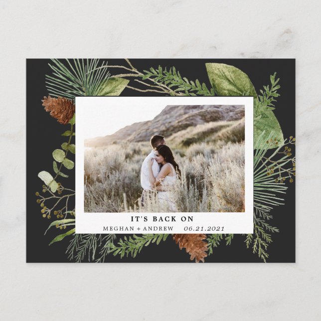 Festividades verduras de inverno salvar o cartão postal (Frente)