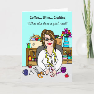 Festividades Vinho, café e artesanato com cartão de artesanat