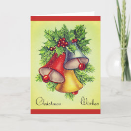 Festividades Vintage Belt Cartão de Saudação de Natal