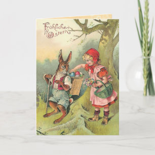 Festividades Vintage - Cartão Alemão de Páscoa