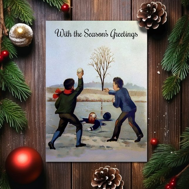 Festividades Vintage - Cartão de Natal Odd Vitoriano (Criador carregado)