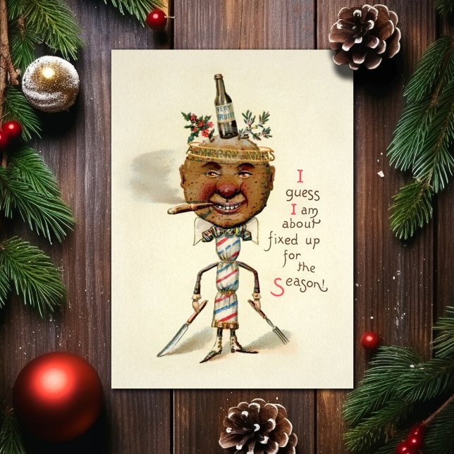 Festividades Vintage - Cartão de Natal Odd Vitoriano (Criador carregado)