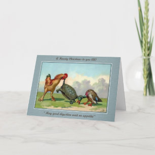 Festividades Vintage - Cartão de Natal Odd Vitoriano