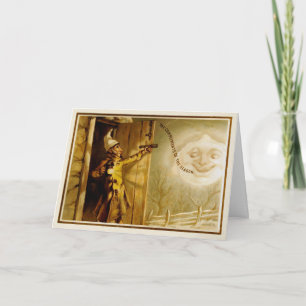 Festividades Vintage - Cartão de Natal Vitoriano