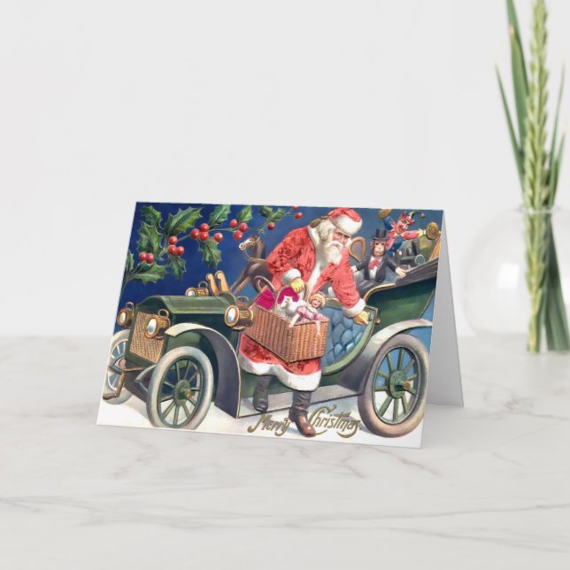 Festividades Vintage - Cartão de Natal Vitoriano (Frente)