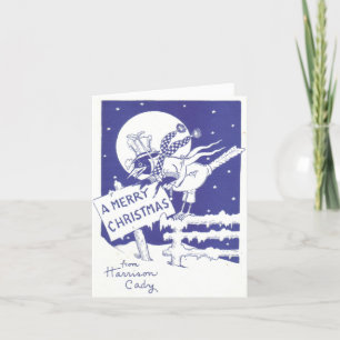 Festividades Vintage Harrison Cady Cartão de Natal