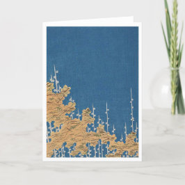 Festividades Vintage Kimono - Cartão de Saudação