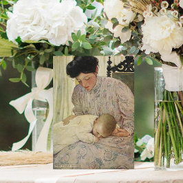 Festividades Vintage Mãe e Cartão de Dia de as mães para Bebê